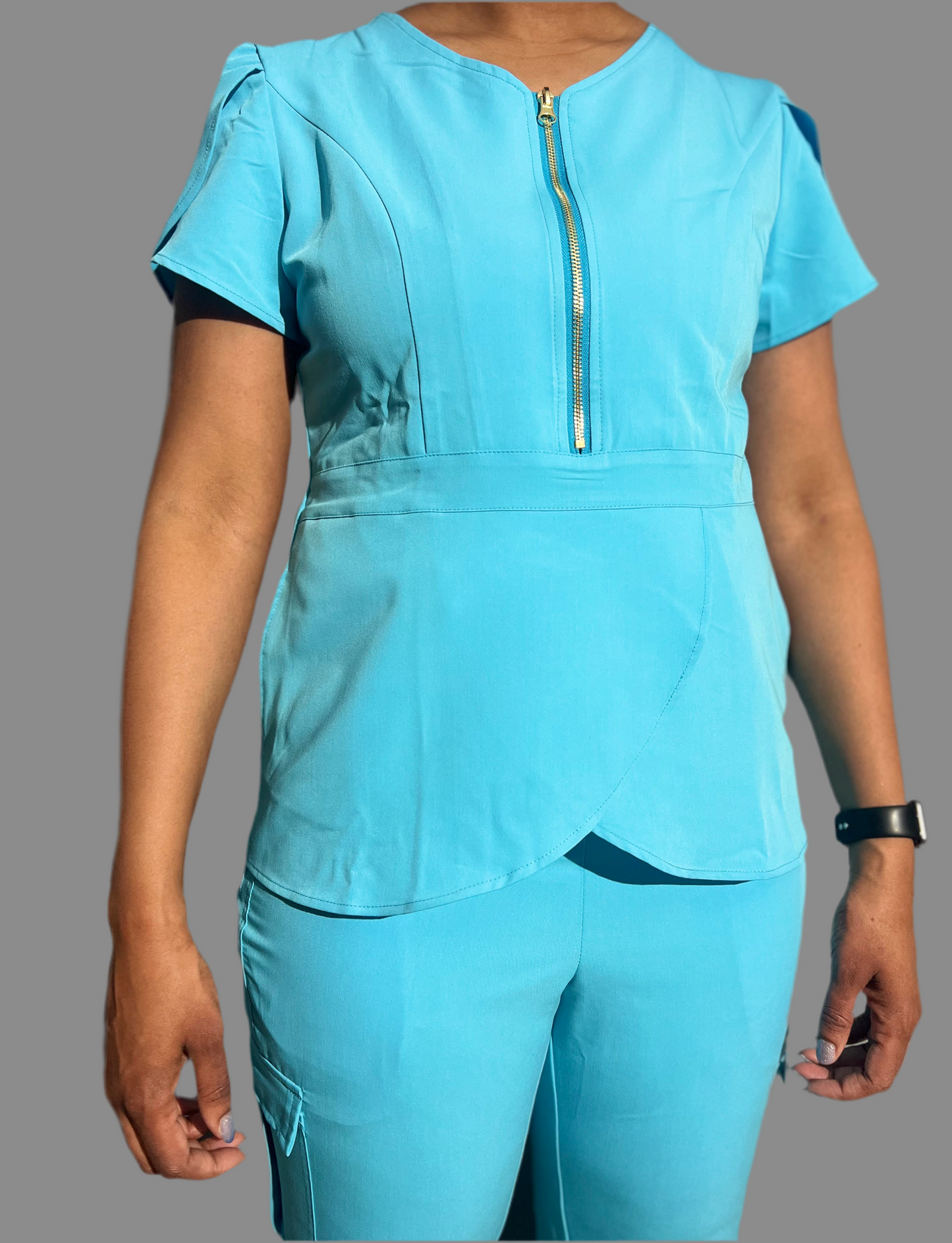 Tulip top - Blue