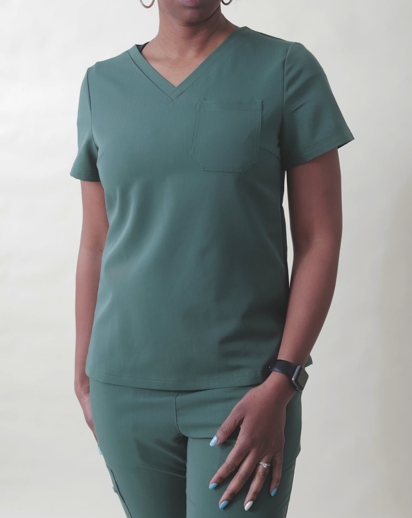 Green Scrub set with jacket
