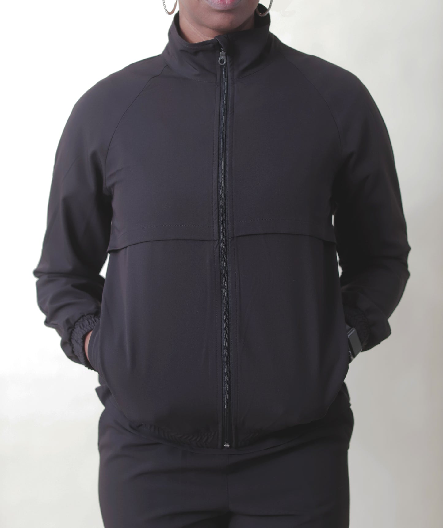 Black Scrub set with jacket