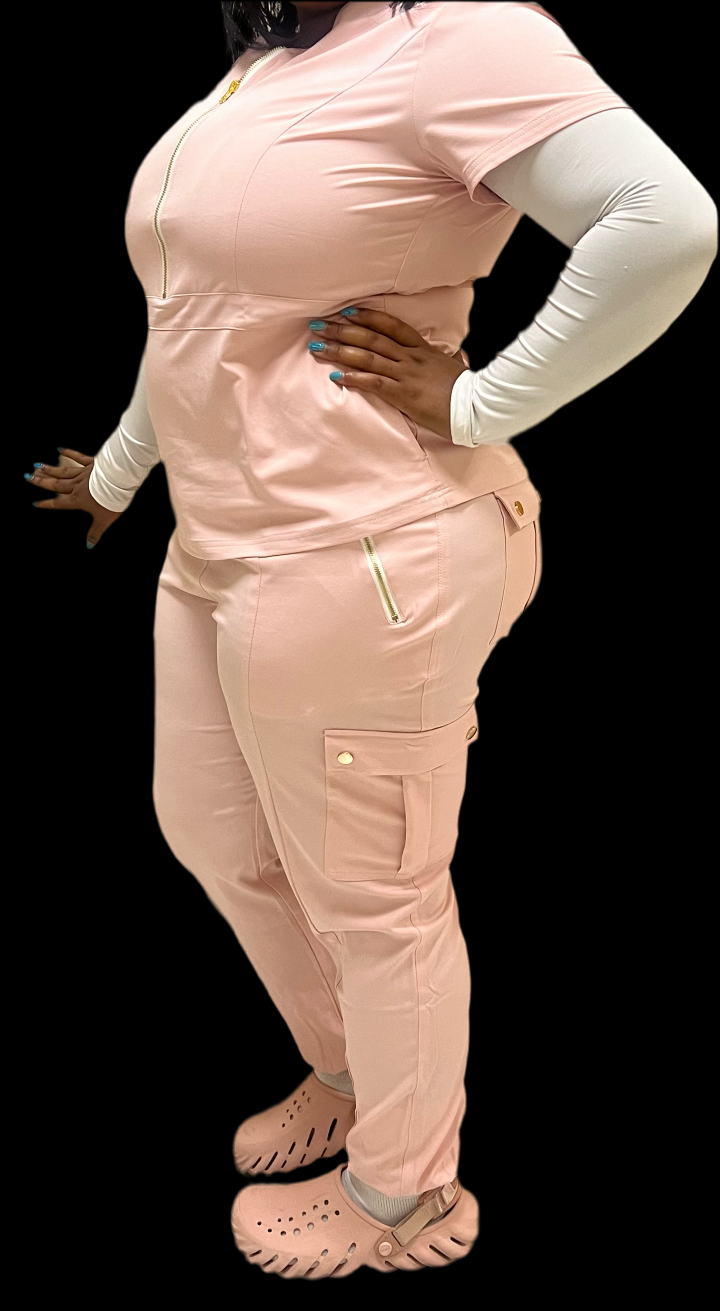 Pink jogger set