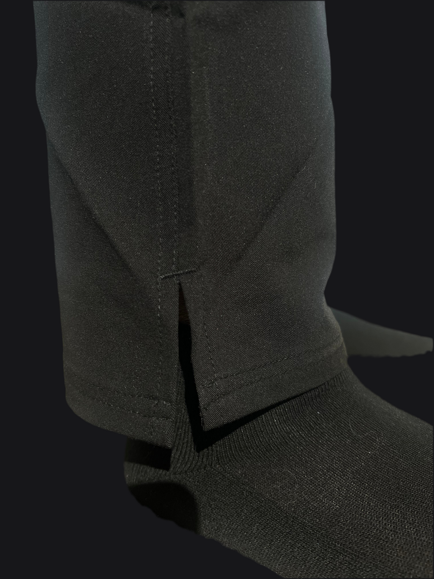 Black scrub pants