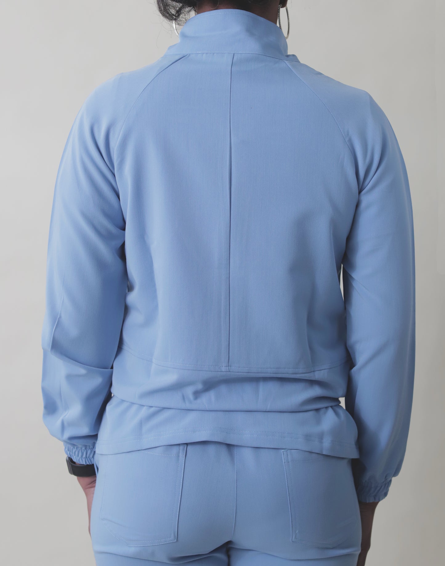 Light Blue Scrub set with jacket