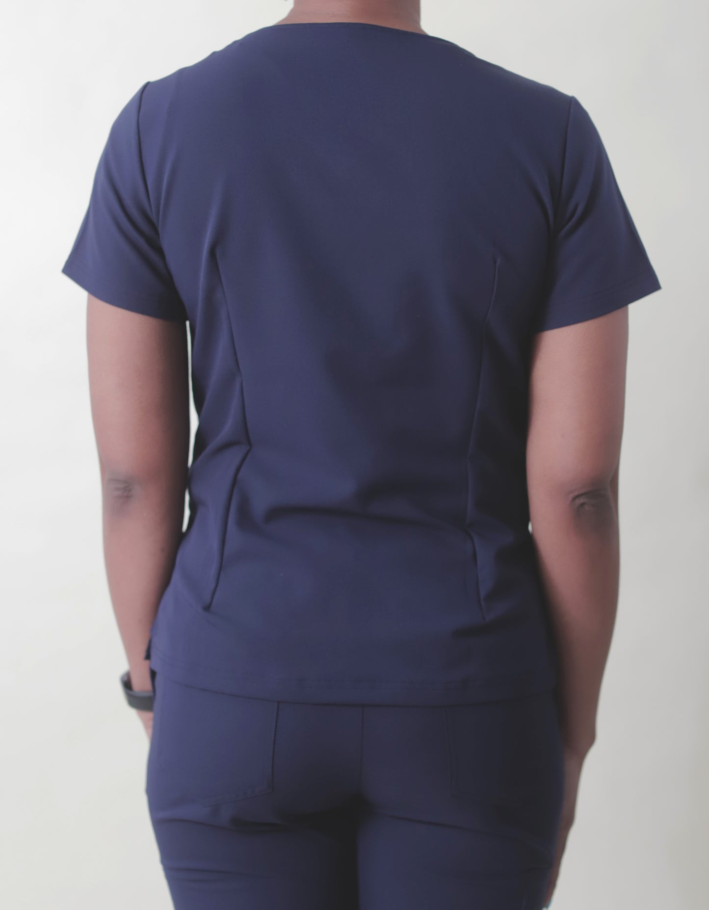 Navy Blue Scrub set with jacket