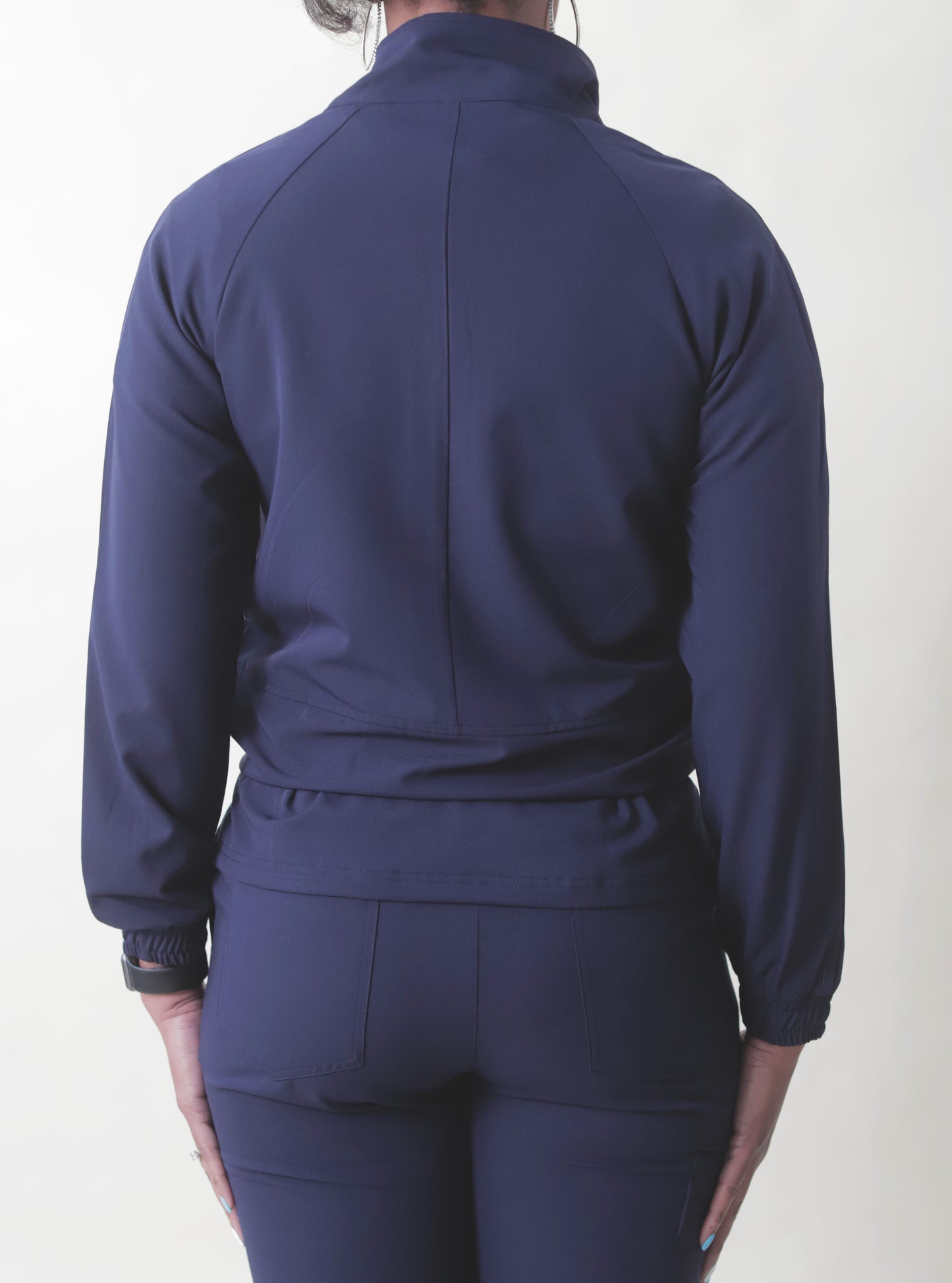 Navy Blue Scrub set with jacket