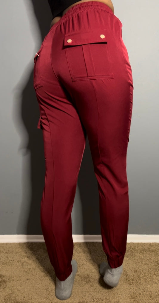 Wine Jogger Pants