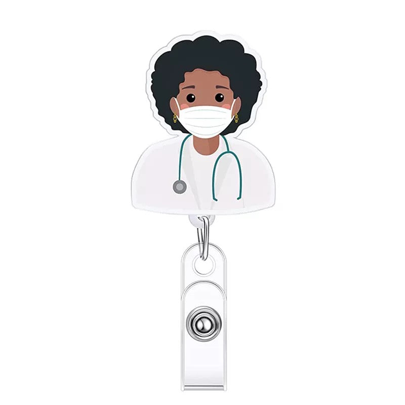 Nurse with white coat